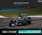 Льюис Хэмилтон, Mercedes, к 2015 году Гран-при Абу-Даби, второе место